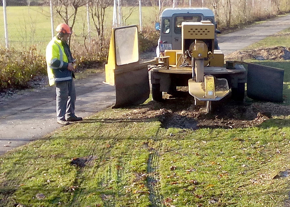 Stockfrasen Der Bernegger Baumpflege Winterdienst